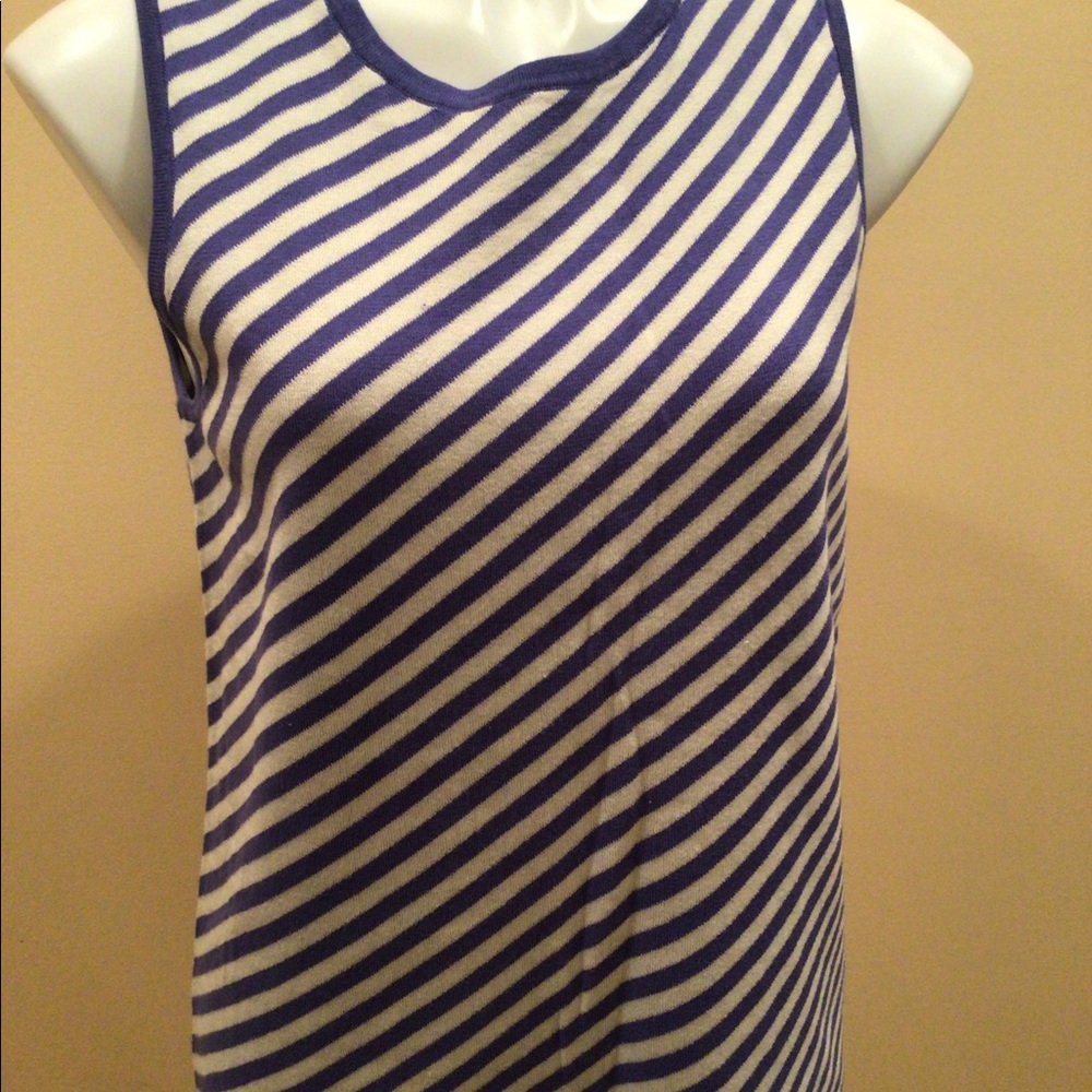 Women’s sleeveless striped top
